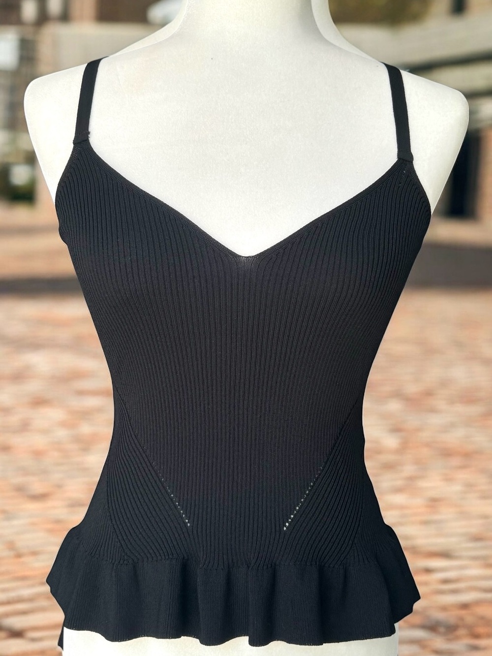 Sandro Rib Knit Tank Top
